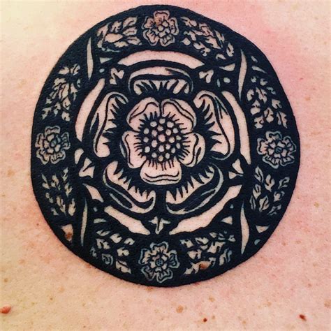 tudor rose tattoo 